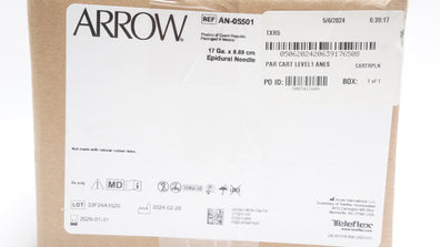 Teleflex AN-05501 Arrow Epidural Ndle 17Ga x 8.89cm